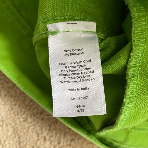 Talbots Green Jean Jacket - Picture 9 of 9